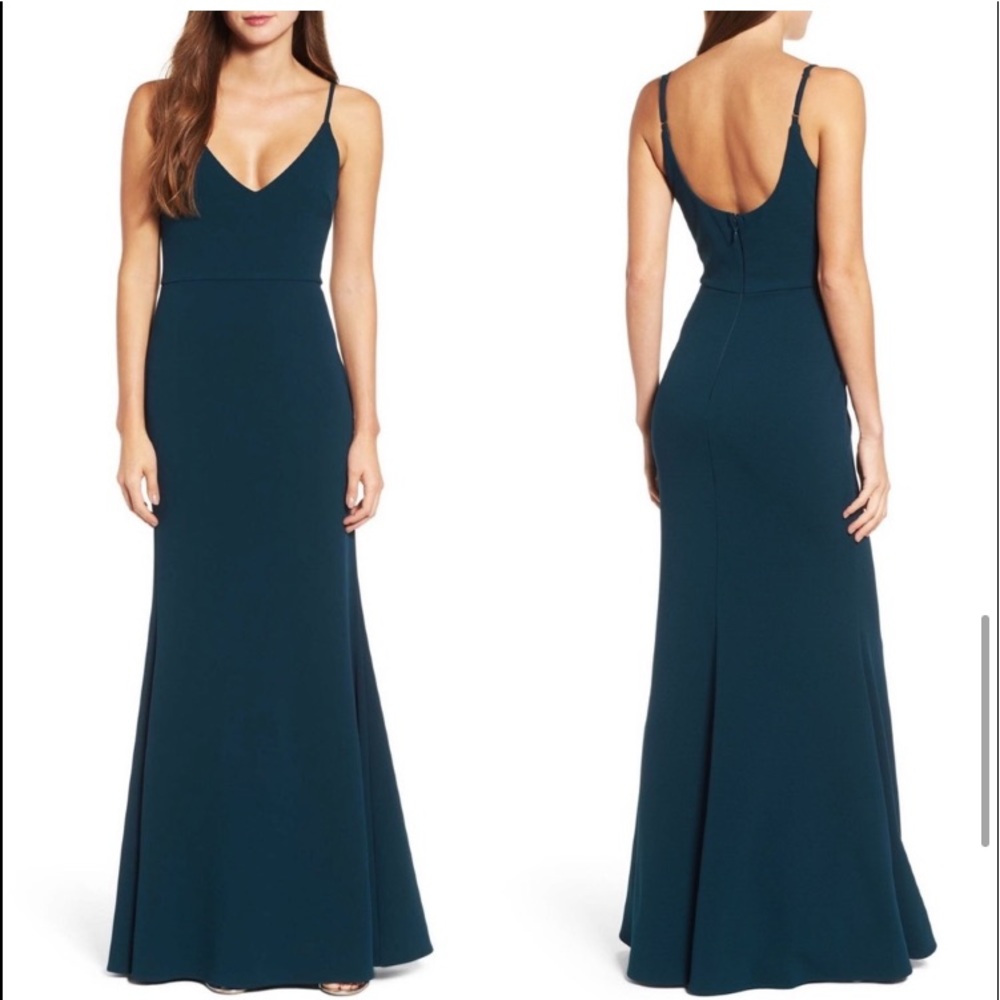 Lulus Infinite Glory Forest Green Maxi Dress